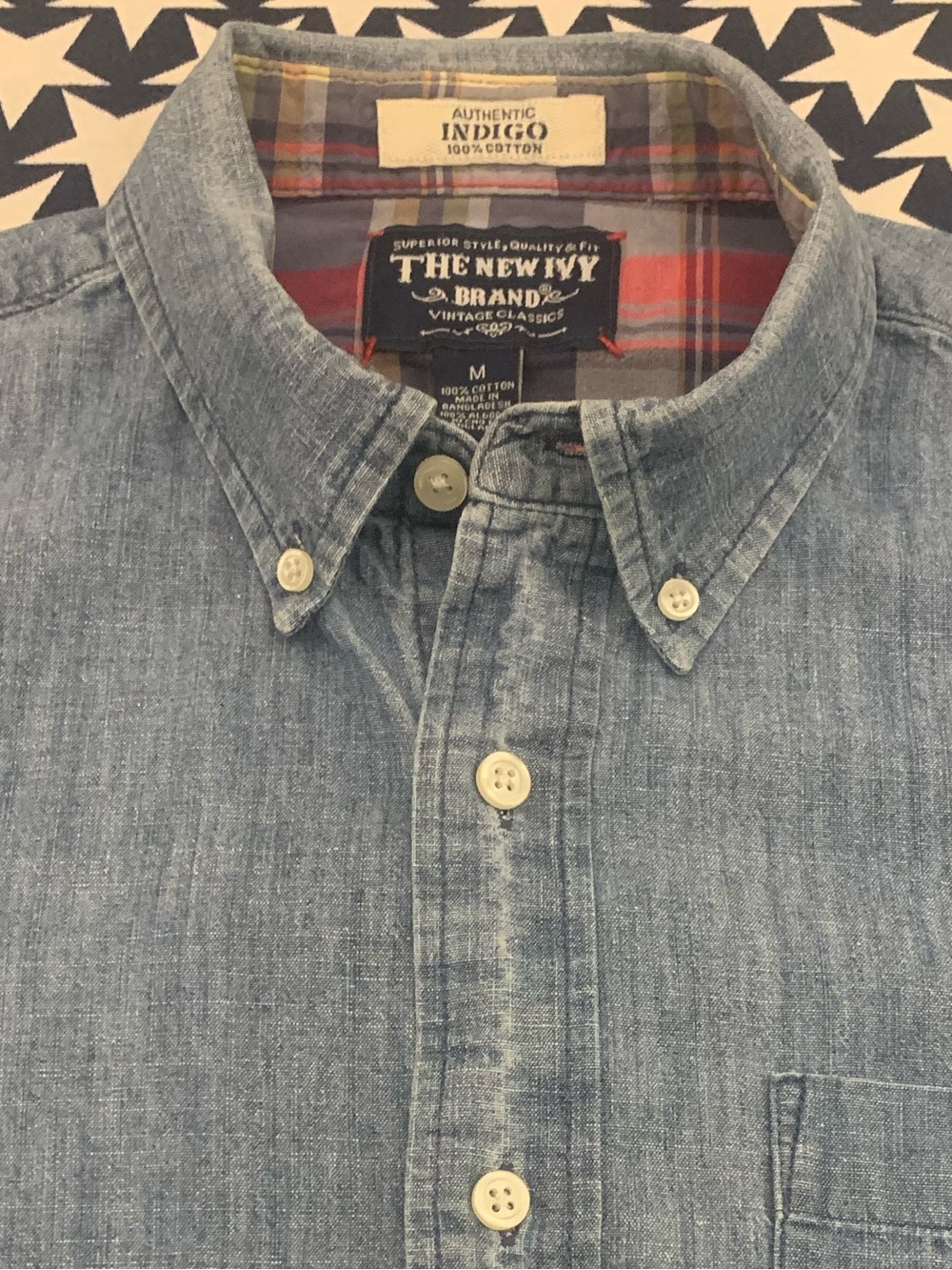 THE NEW IVY LS Authentic Indigo Shirt
